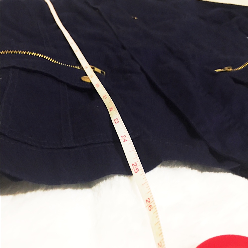 Military Fashion Jacket, Light Weight Navy & Gold - Picture 6 of 8